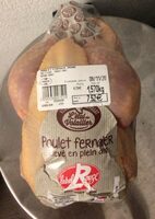 Poulet fermier elevé en plein air