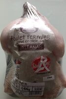 Poulet fermier élevé en plein air l'orléanais