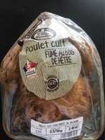 Poulet cuit fumé
