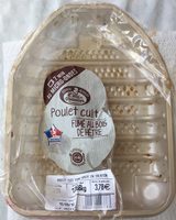 Poulet cuit fumé
