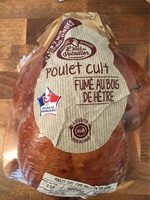 Poulet cuit fumé au bois de hêtre