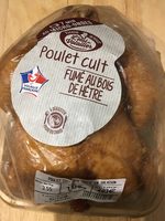 Poulet cuit fume au bois de hêtre