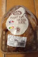 Poulet cuit fumé au bois de hêtre