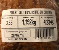 Poulet cuit