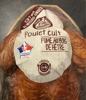 Poulet cuit fumé au bois de hêtre
