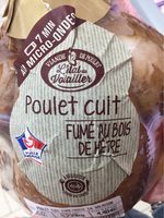 Poulet cuit fumé au bois de hetre