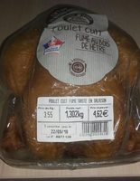 Poulet cuit fumé au bois de Hêtre