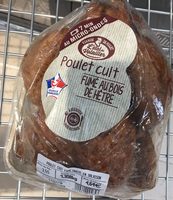 Poulet cuit fume au bois de hetre