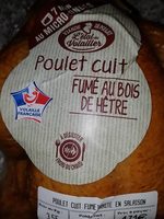 Poulet cuit fumé au bois de hêtre