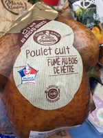 Poulet cuit fumé au bois de hêtre