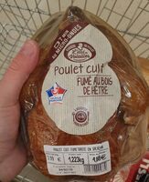 Poulet cuit fumé au bois de hêtre