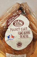 Poulet cuit fumé au bois de hêtre
