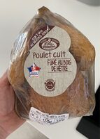 Poulet cuit fumé au bois de hetre
