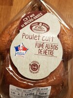 Poulet cuit fumé au bois de hêtre