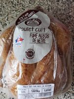 Poulet cuit fumé au bois de hêtre