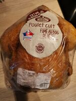 Poulet cuit fumé au bois de hêtre