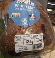 Poulet cuit fumé