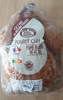 Poulet cuit fumé au bois de hêtre