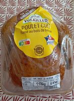 Poulet cuit fumé au bois de hêtre