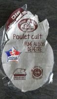 Poulet cuit fumé au bois de hêtre