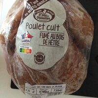 Poulet cuit fume au bous de  hêtre