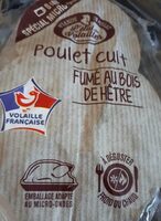 Poulet cuit fumé au bois de hêtre