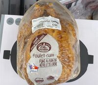 Poulet cuit fumé au bois de chêne