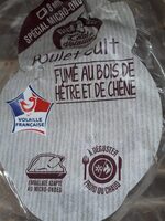 Poulet cuit fumé au bois de hêtre et de chêne