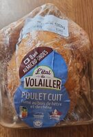 Poulet cuit fumé au bois de hêtre