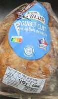 Poulet cuit fumé au bois de hetre