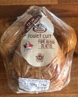 Poulet cuit fumé au bois de hêtre