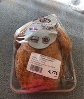 Poulet cuit fumé au bois de hêtre