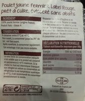 Poulet jaune fermier