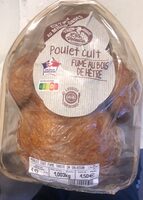 Poulet cuit fumé au bois de hêtre
