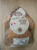 Poulet cuit fumé au bois de hêtre