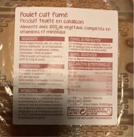 Poulet cuit fumé