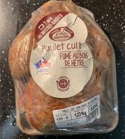 Poulet cuit fumé au bois de hêtee