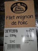 Filet mignon de porc
