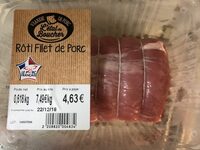 Roti de filet de porc