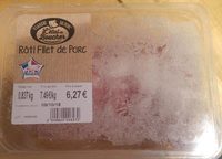 Rôti filet de porc