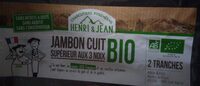Jambon cuit supérieur aux 3 noix