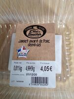 Jarret avant de porc demi sel