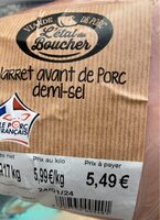 Jarret de porc avant demi-sel