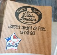 Jarret avant de porc demi sel