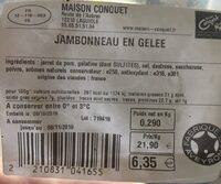 Jambonneau en gelée