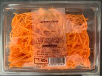 Carottes râpée fraiches natures
