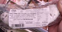Salame di cavallo Ticino