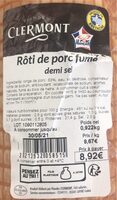 Rôti de porc fumé