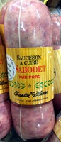 Saucisson à cuire - sabaudet - pur porc