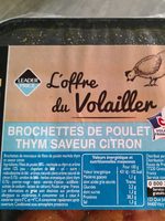Brochettes de poulet
